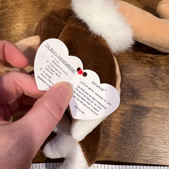 5/$20 TY Original Beanie Baby “Stretch” 1997 -TY - Picture 4 of 5